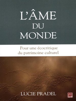cover image of L'âme du monde